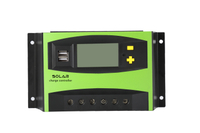 50A PWM الشمسية المسؤول عن المراقب المالي منظم للطاقة الشمسية 12V / 24 / 48V شاشة LCD للسيارات